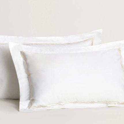 Sheridan "Palais Trellis" 1200 Thread Count Bed Linen in Snow/Almond