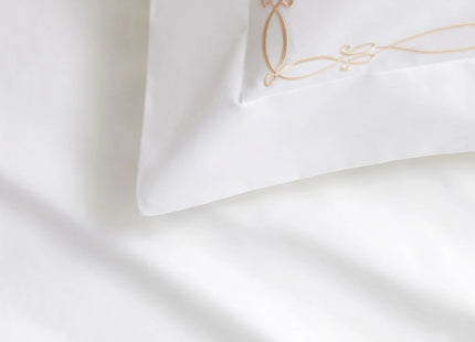 Sheridan "Palais Trellis" 1200 Thread Count Bed Linen in Snow/Almond