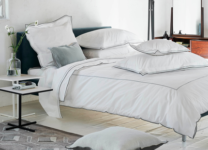 Designers Guild "Astor" Duvet Cover Sets in Silver & Slate