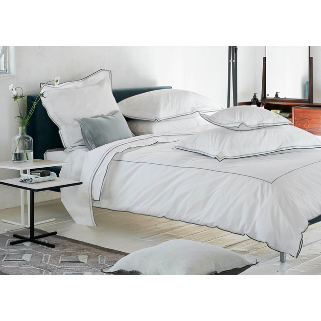 Designers Guild "Astor" Duvet Cover Sets in Silver & Slate