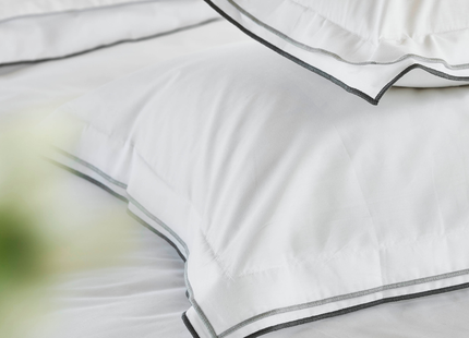 Designers Guild "Astor" Duvet Cover Sets in Silver & Slate