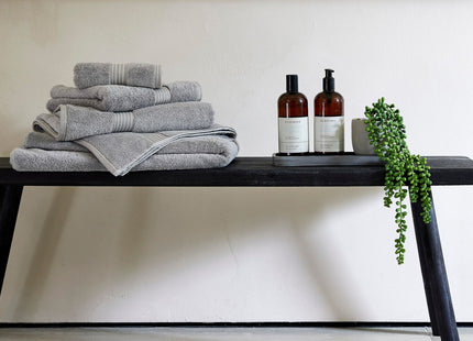 Christy "Supreme" Bath Towels & Mat Collection in Silver