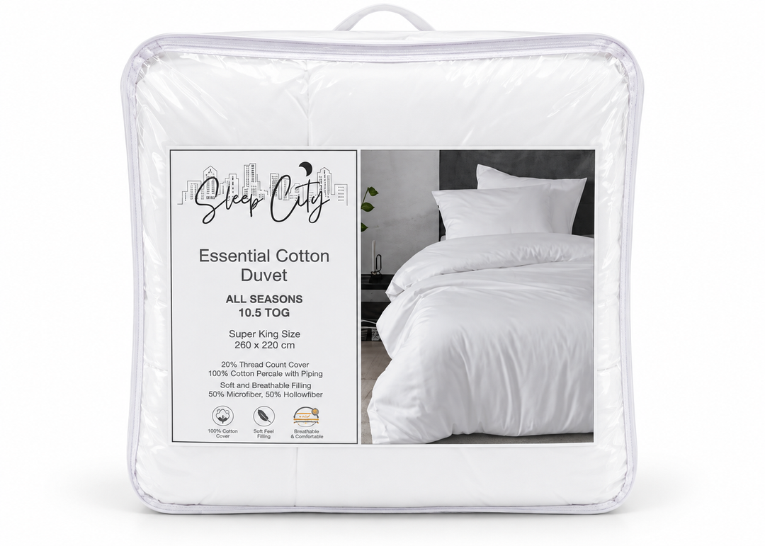 Sleep City "Luxury Cotton" Filled Duvet 10.5 TOG