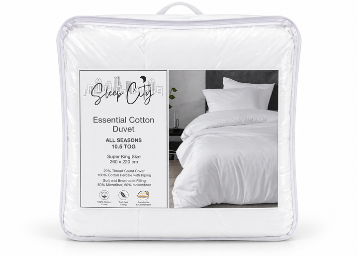 Sleep City "Luxury Cotton" Filled Duvet 10.5 TOG