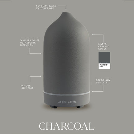 Appellation "Charcoal Diffuser & Lavender Oil (10ml)" Gift Set