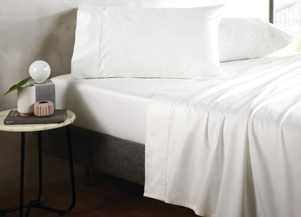 Sheridan "500 Thread Count" Super Smooth Cotton Sateen Sheet in Snow