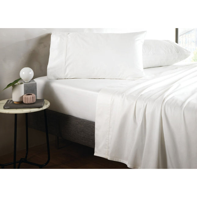 Sheridan "500 Thread Count" Super Smooth Cotton Sateen Sheet in Snow