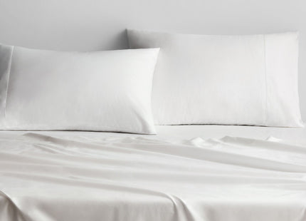 Sheridan "500 Thread Count" Super Smooth Cotton Sateen Sheet in Snow