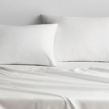 Sheridan "500 Thread Count" Super Smooth Cotton Sateen Sheet in Snow