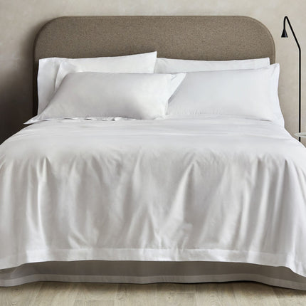 Sheridan "500 Thread Count" Super Smooth Cotton Sateen Sheet in Snow