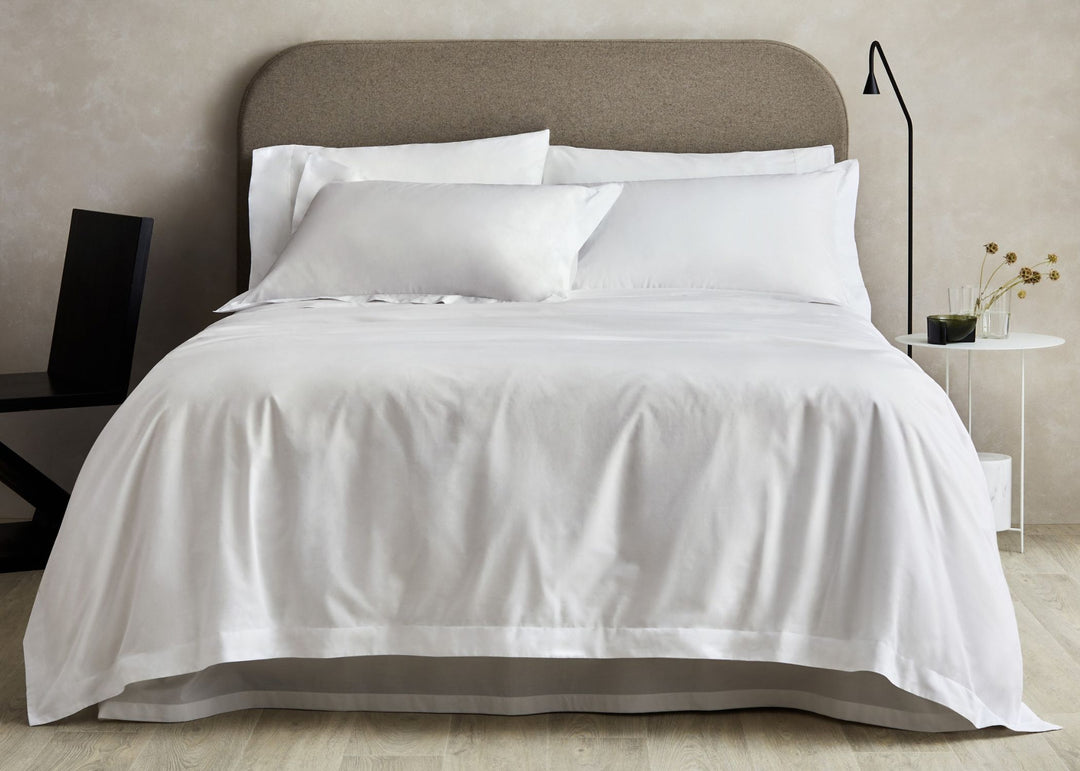 Sheridan "500 Thread Count" Super Smooth Cotton Sateen Sheet in Snow