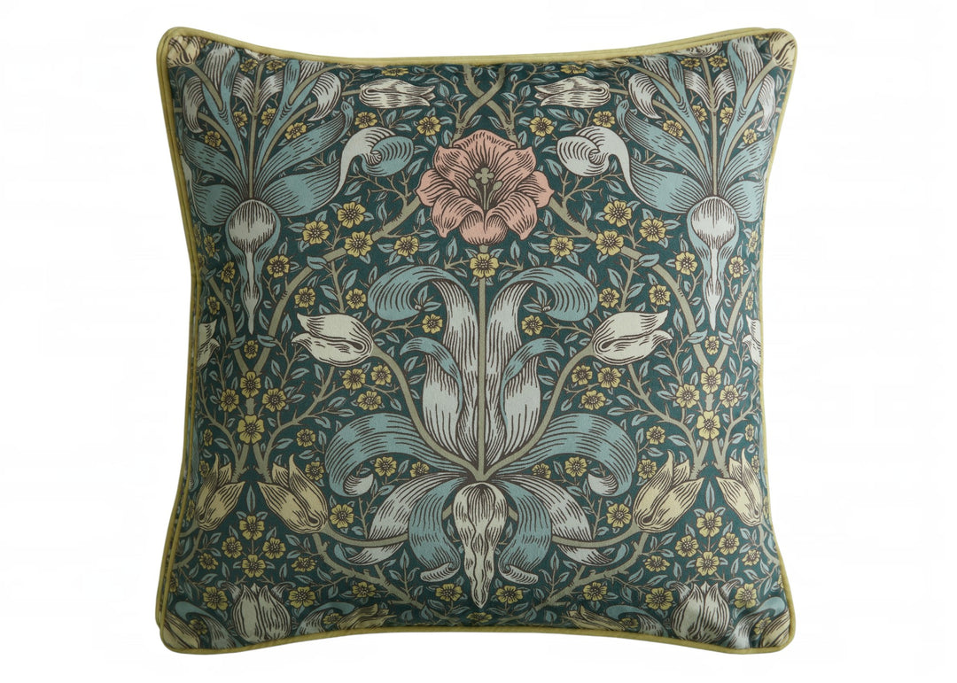 William Morris At Home "Spring Thicket" Decorative Cushion in Mineral