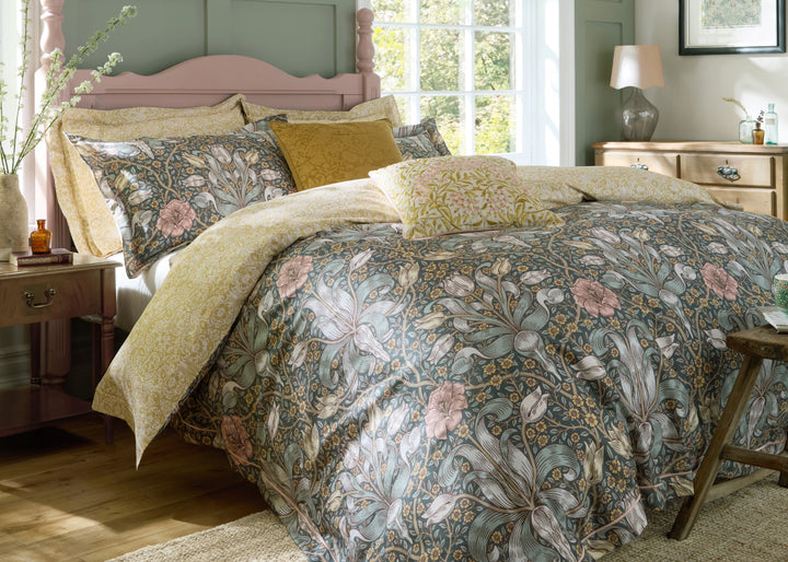William Morris At Home "Spring Thicket" Duvet Cover Set in Mineral