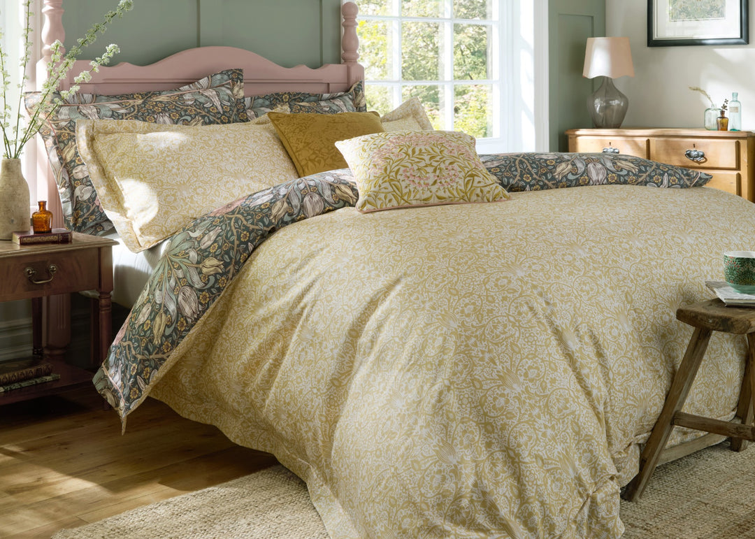 William Morris At Home "Spring Thicket" Duvet Cover Set in Mineral