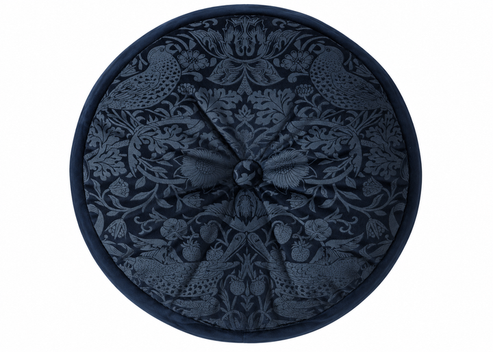William Morris At Home "Strawberry Thief" Circular Decorative Cushion