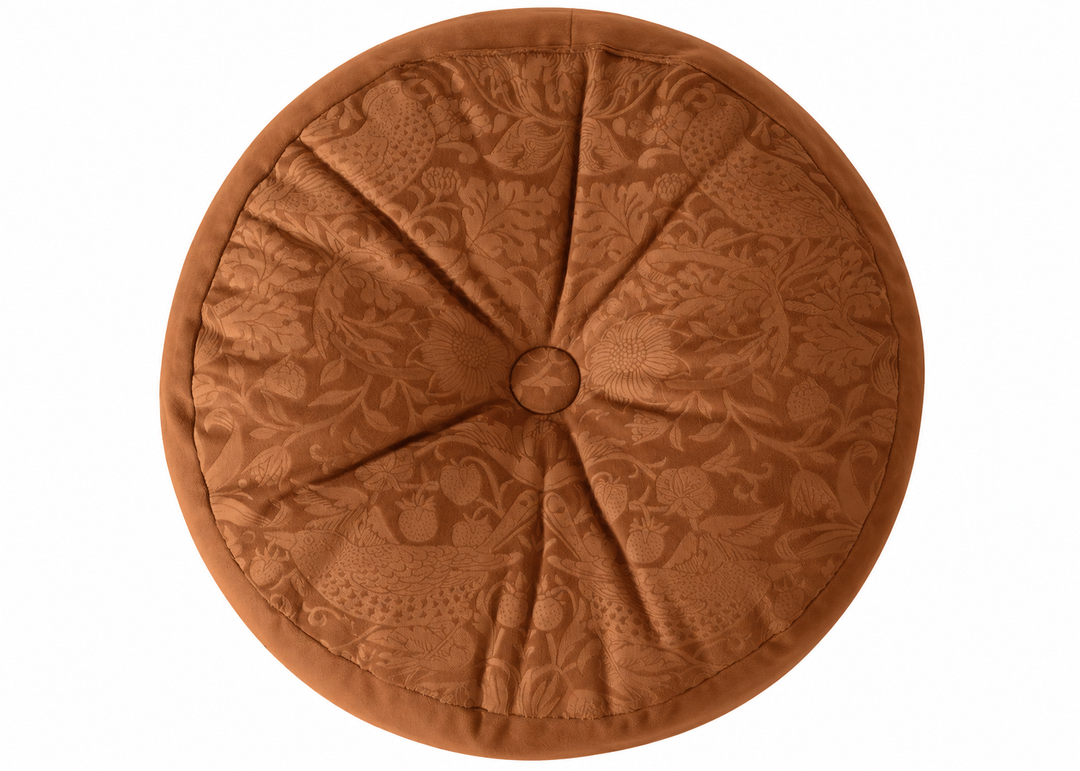 William Morris At Home "Strawberry Thief" Circular Decorative Cushion
