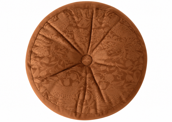 William Morris At Home "Strawberry Thief" Circular Decorative Cushion