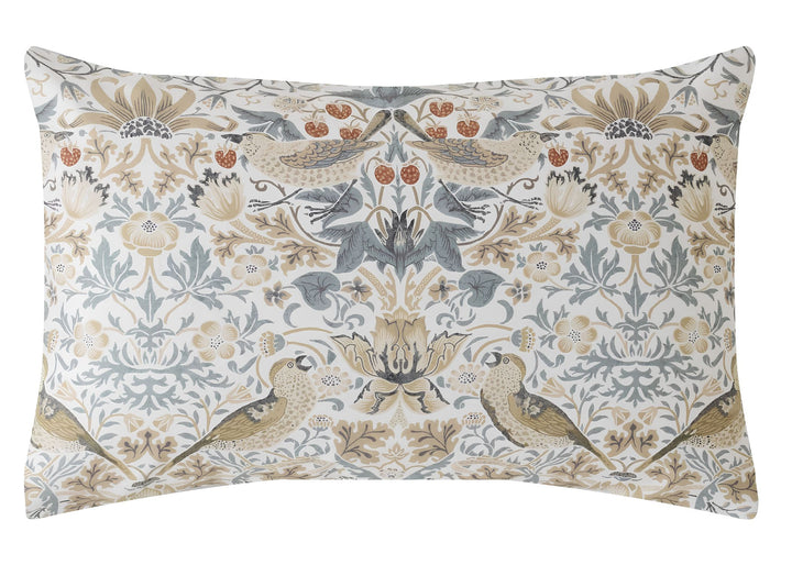 William Morris At Home "Strawberry Thief Hessian" Duvet Cover Set