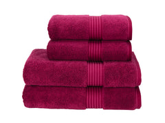 Christy "Supreme" Bath Towels & Mat Collection in Raspberry