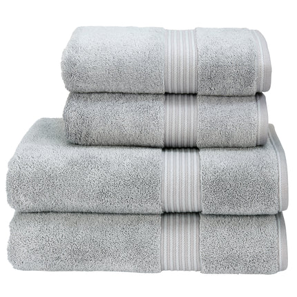 Christy "Supreme" Bath Towels & Mat Collection in Silver