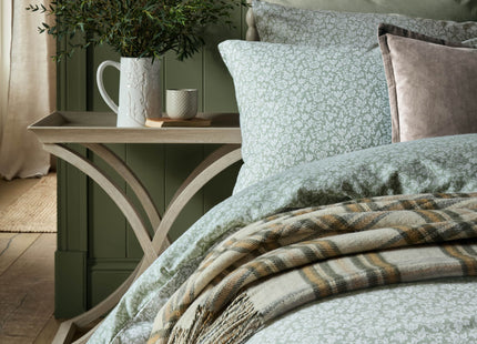 Laura Ashley "Sweet Alysum" Duvet Cover Set in Sage Green