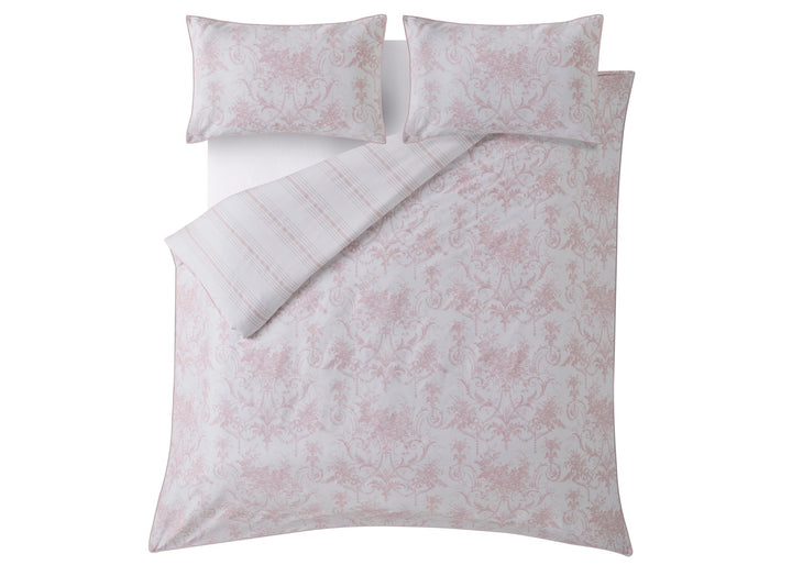 Laura Ashley "Tuileries" Duvet Cover Set in Blush Pink
