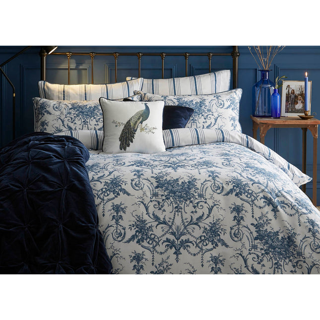 Laura Ashley "Tuileries" Duvet Cover Set in Midnight