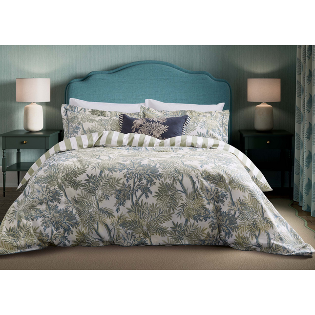 Sanderson "Tapestry" Duvet Cover Set in Blue