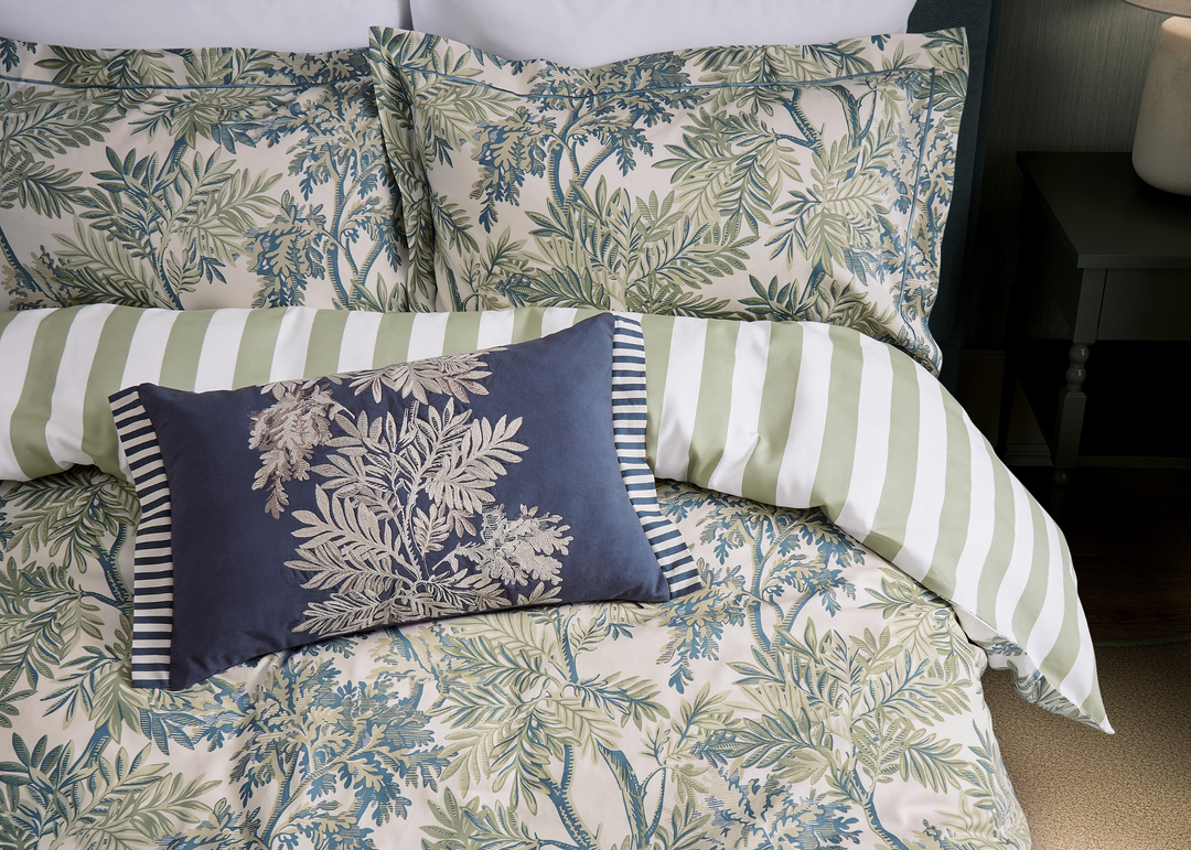 Sanderson "Tapestry" Duvet Cover Set in Blue