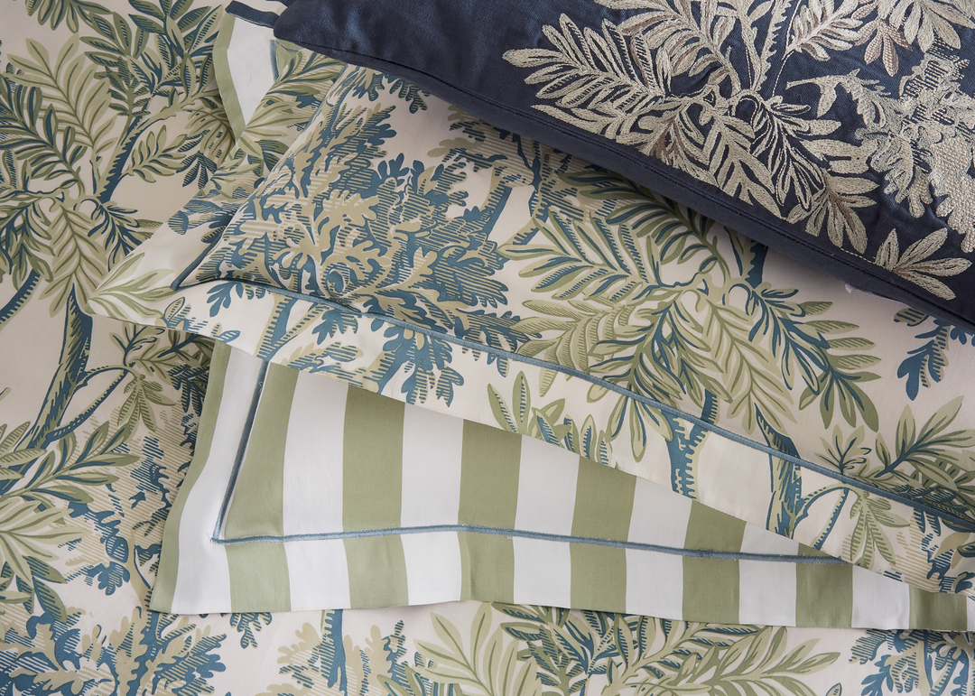 Sanderson "Tapestry" Duvet Cover Set in Blue