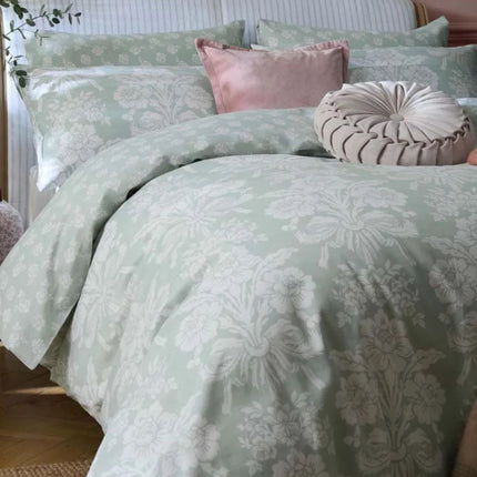 طقم غطاء لحاف "تاتون" من لورا آشلي بلون بيض البط