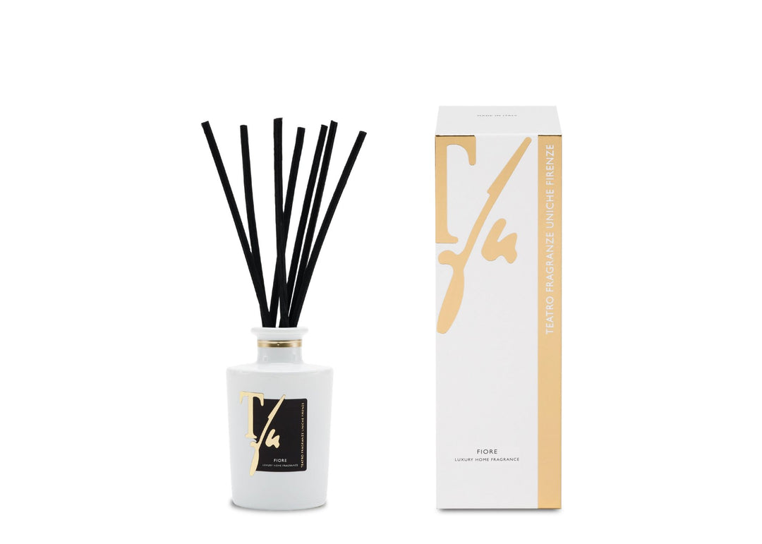 Teatro "Fiore" Diffuser with Bamboo Sticks (100 ml - 500 ml)