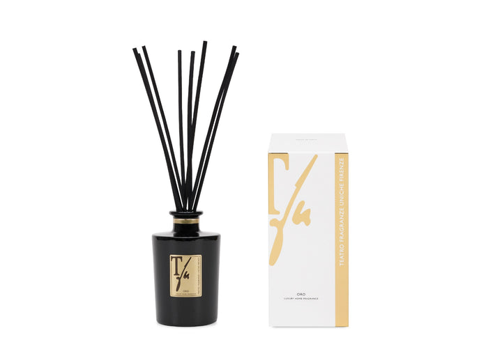 Teatro "Oro" Diffuser with Bamboo Sticks (100 ml - 500 ml)