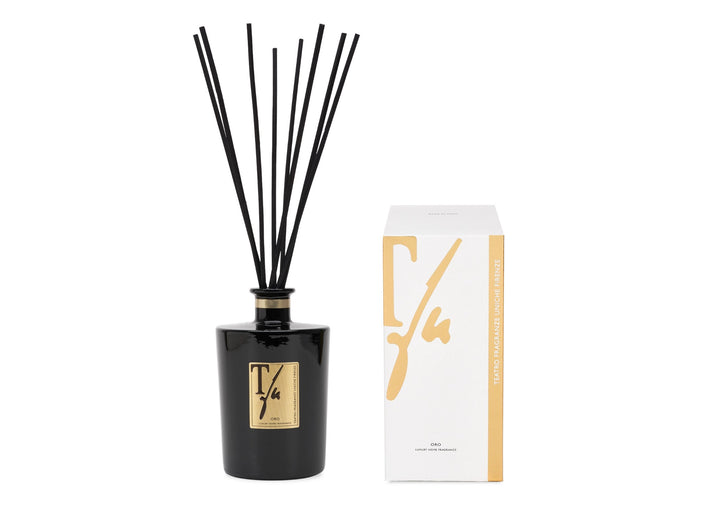 Teatro "Oro" Diffuser with Bamboo Sticks (100 ml - 500 ml)