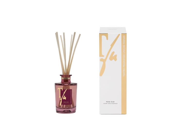 Teatro "Rose Oud" Diffuser with Bamboo Sticks (100 ml - 500 ml)