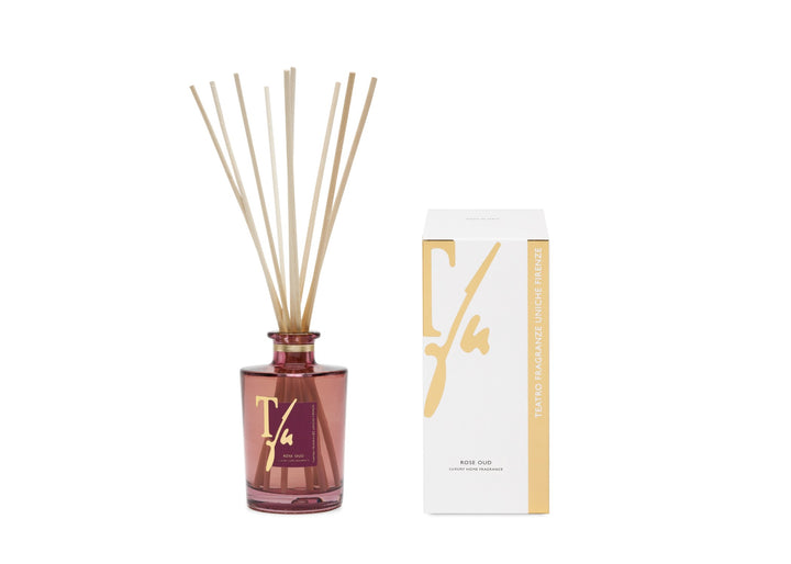 Teatro "Rose Oud" Diffuser with Bamboo Sticks (100 ml - 500 ml)