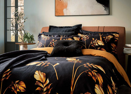 Ted Baker "Gilded Floral" Duvet Cover Set in Black