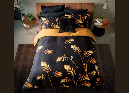 Ted Baker "Gilded Floral" Duvet Cover Set in Black