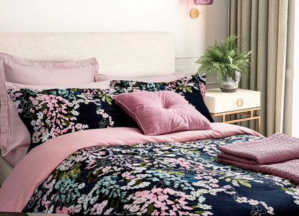 Ted Baker "Wisteria" Duvet Cover Set in Navy