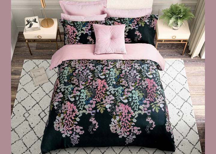 Ted Baker "Wisteria" Duvet Cover Set in Navy