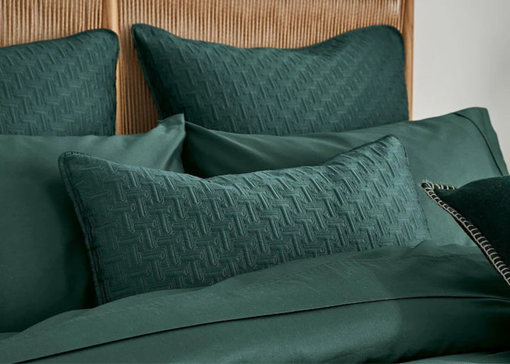 Ted Baker "T" Decorative Cushion in Forest Green