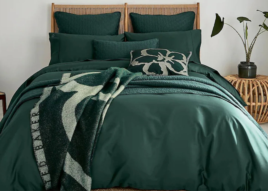 Ted Baker "T" Decorative Cushion in Forest Green