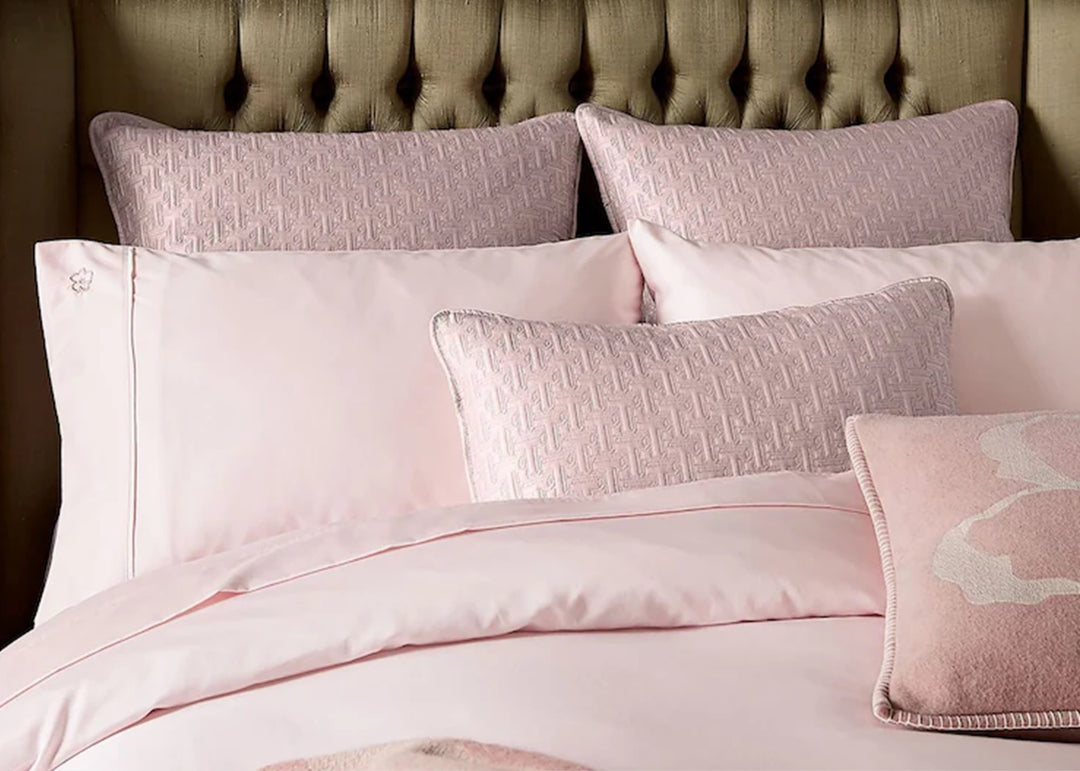 Ted Baker "T" Decorative Cushion in Soft Pink
