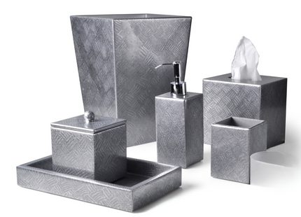 Mike + Ally "Tilly" Bathroom Accessories in Silver