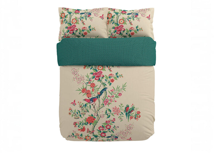 V&amp;A "Chinese" Duvet Cover Set in Green