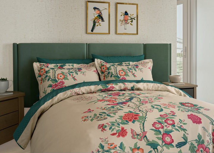 V&amp;A "Chinese" Duvet Cover Set in Green