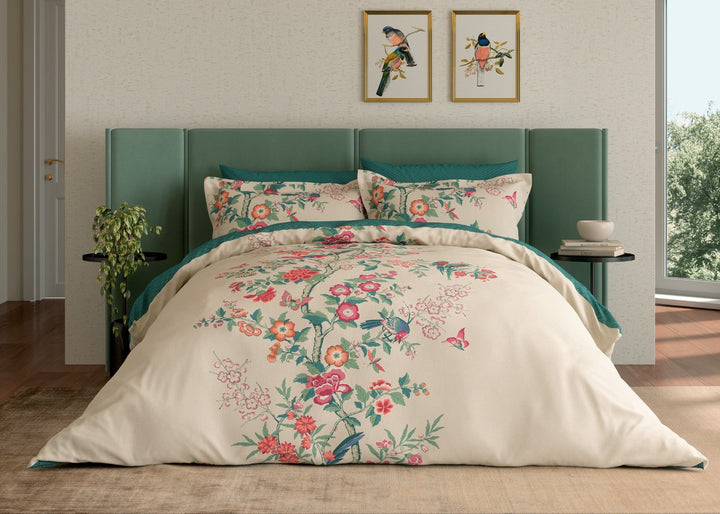 V&amp;A "Chinese" Duvet Cover Set in Green