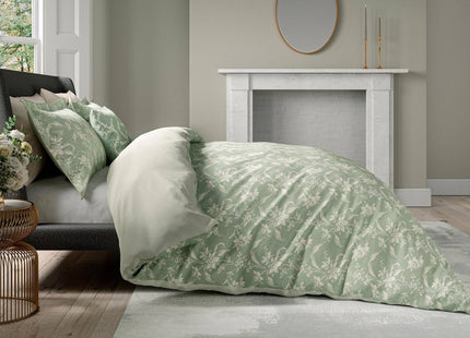 V&A "Daffodil" Duvet Cover Set in Green