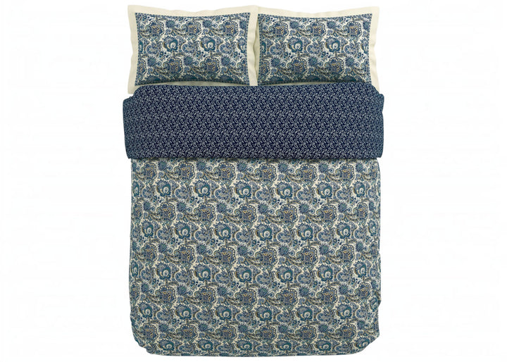 V&amp;A "Elysian" Duvet Cover Set in Navy