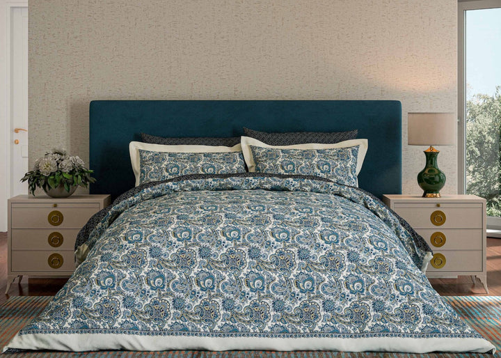 V&amp;A "Elysian" Duvet Cover Set in Navy